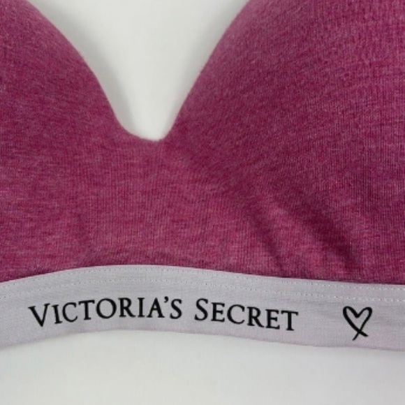 NWOT Victoria’s Secret Logo Band Wireless T-Shirt Bra 34DD (E) - Picture 3 of 5